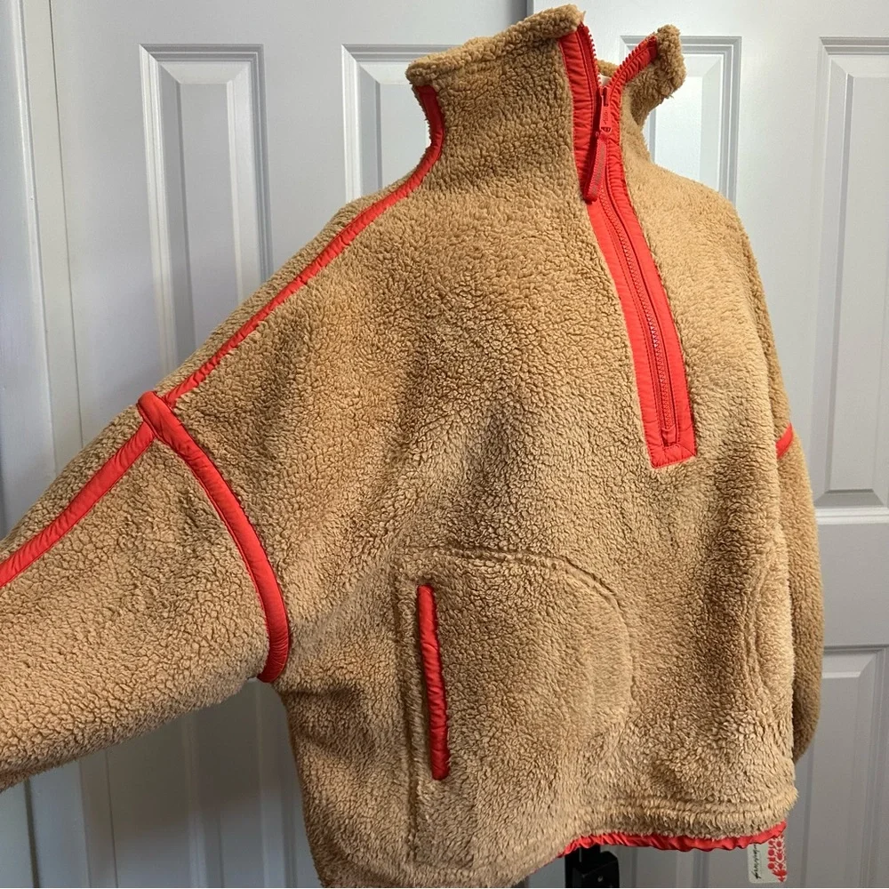 FP Movement by Free People Tan and Orange Jacket - Picture 2 of 10